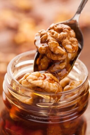 walnoten met honing voor potentie