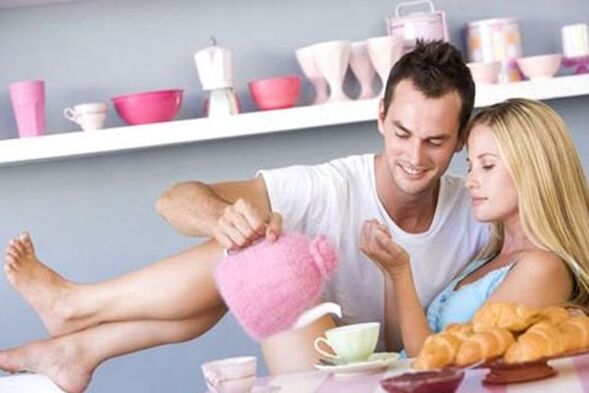 gelukkige man en vrouw